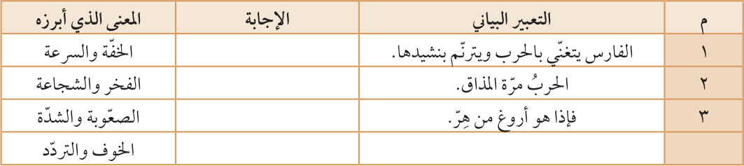 التدريب — السؤال الثاني